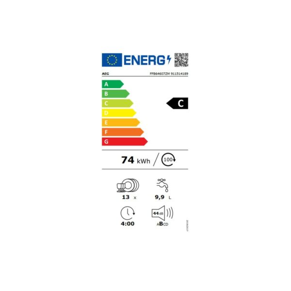 Πλυντήριο πιάτων AEG FFB64607ZM 60 cm - Image 2