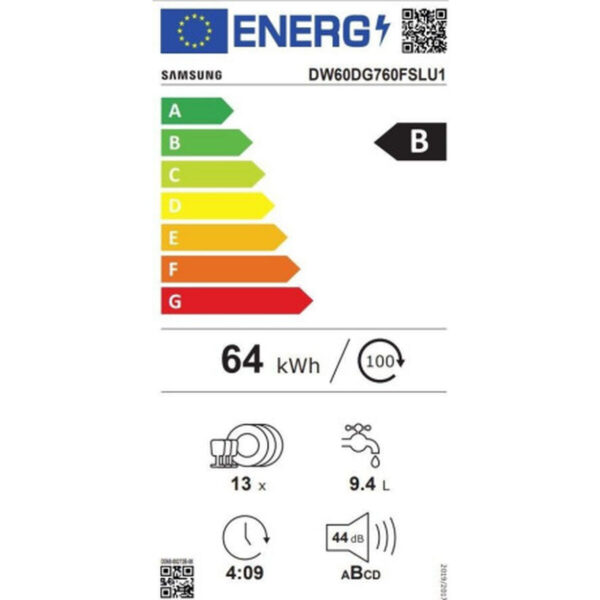 Πλυντήριο πιάτων Samsung DW60DG760FSLU1 - Image 2