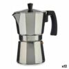 Ιταλικη καφετιερα Kinvara A11RA-300 Ασημί Αλουμίνιο 150 ml (12 Μονάδες)