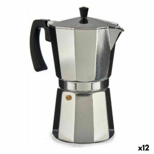 Ιταλικη καφετιερα Kinvara A111RA-1200 Ασημί Αλουμίνιο 650 ml (12 Μονάδες)