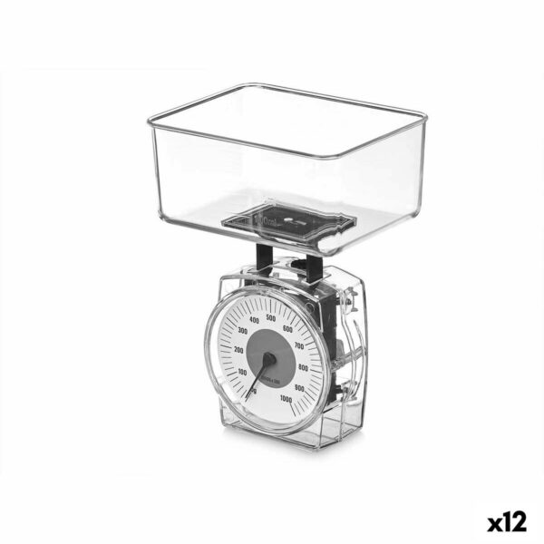 ζυγαριά κουζίνας Kinvara KS-01-T 1KG Διαφανές 1 kg 400 ml (12 Μονάδες)