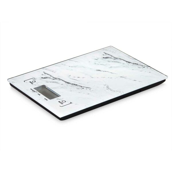 ζυγαριά κουζίνας Kinvara EKS-022 5KG Λευκό 5 kg Μάρμαρο (x6) - Image 2