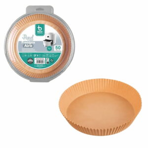Χαρτί για αεροφρυτέρα Best Products Green 730227 Ø 20 cm Στρόγγυλο 50 Μονάδες