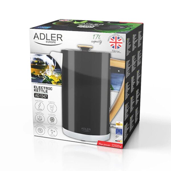 Βραστήρας Adler AD 1347b Μαύρο Ξύλο 2200 W 1850 W 1,7 L - Image 2