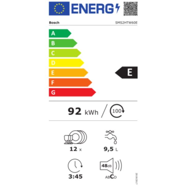 Πλυντήριο πιάτων BOSCH SMS2HTW60E Λευκό (60 cm) - Image 2
