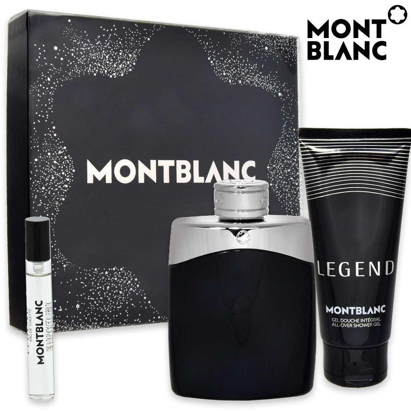 Mont Blanc Legend 1OOMl Edt & Shower Gel 100ml & 7.5ml Edt